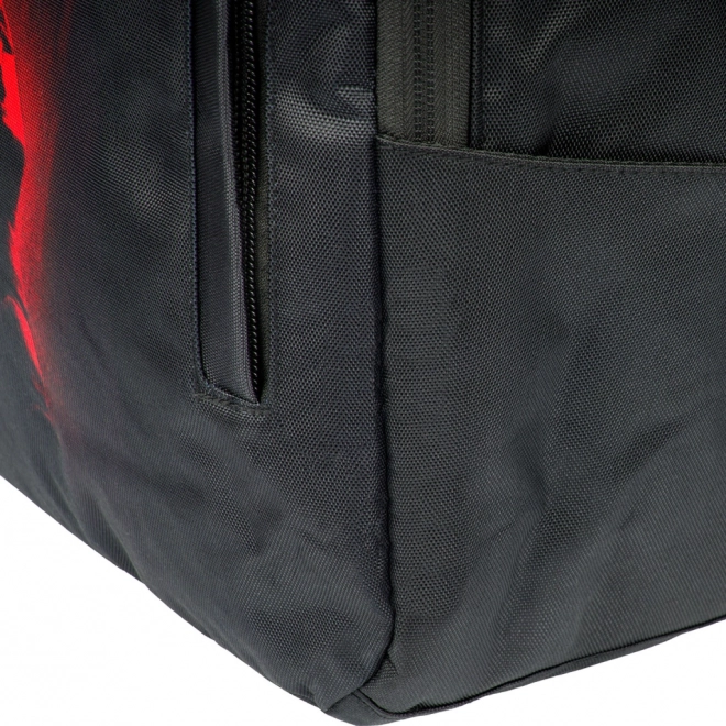 Baagl Earth Batman Red Backpack