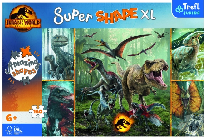 Trefl jigsaw puzzle jurassic world unusual dinosaurs 160 pieces