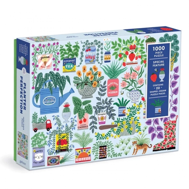 Galison Flower Planting Puzzle