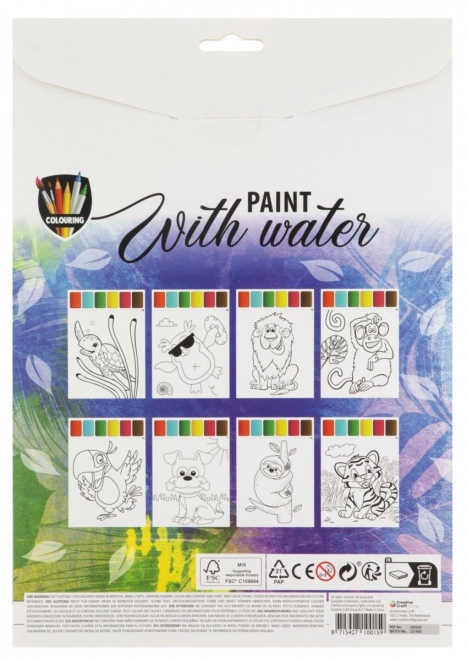 Water Magic Coloring Book A4