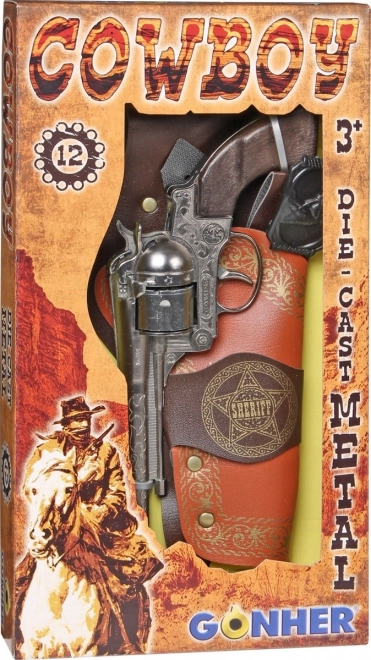 Cowboy Set with Revolver & Sheriff Badge