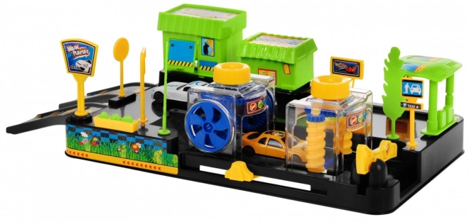 Car Wash Playset for Kids 3+ with Assemble Yourself and 2 Cars