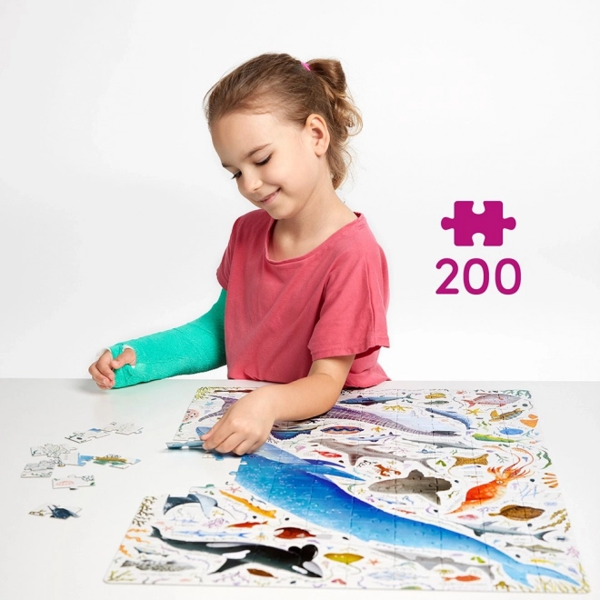 Puzzlove Fish and Aquatic Animals Puzzle 200 Pieces