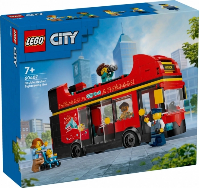 Red Double-decker Bus Building Set