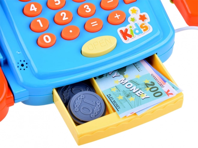 Toy Cash Register with Scale - Play Store Set – red