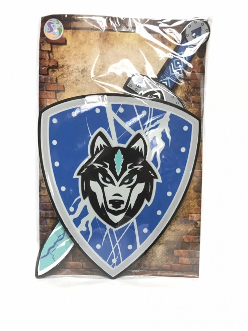 Foam Sword and Shield with Fox Design