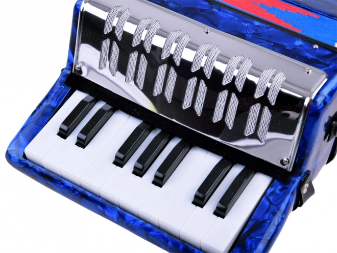 Large Musical Accordion for Children – dark blue