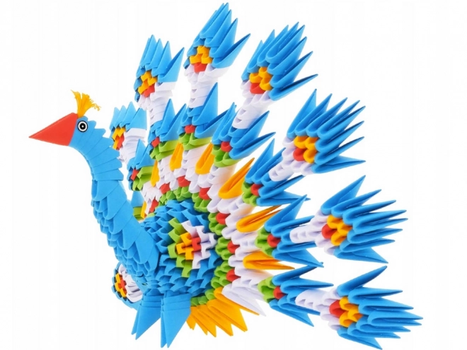 Creative 3D Origami Set Peacock