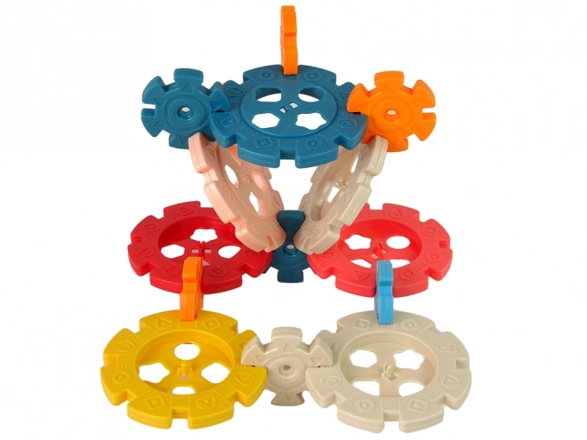 Creative Construction Snowflake Blocks Set