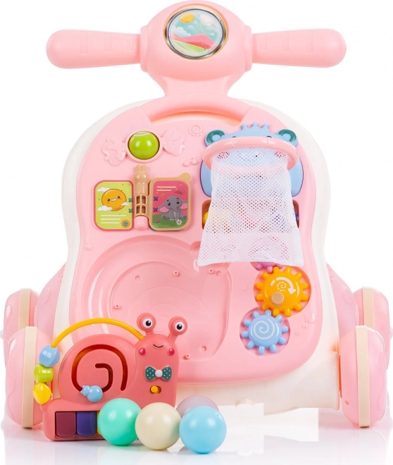 Interactive 3-in-1 Bear Walker Blue – Pink