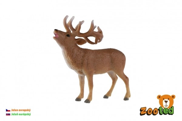 European Deer Plastic Toy 13cm