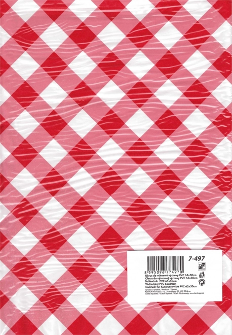 Red Art Tablecloth for Kids