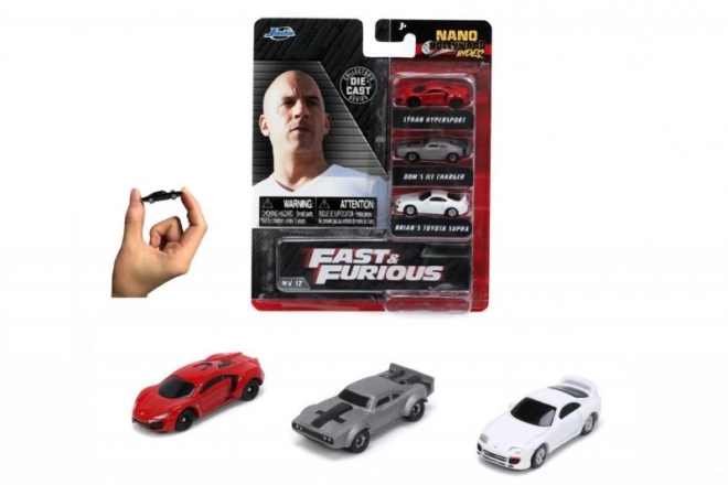 Fast & Furious Nano Car Set