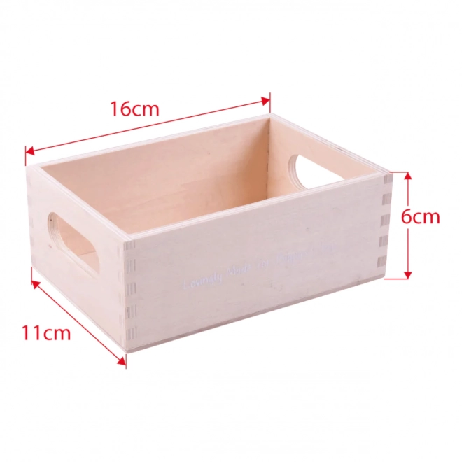 Wooden Storage Box by Bigjigs Toys