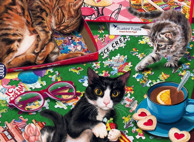 Bluebird Cat Puzzle 3000 Pieces