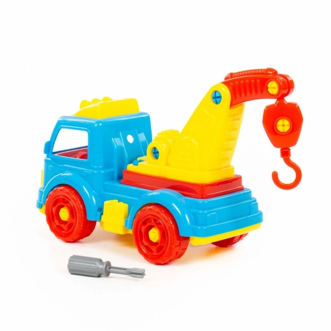 Crane Tow Truck DIY Construction Toy