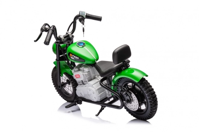 Battery-Powered Motorcycle for Kids - Green