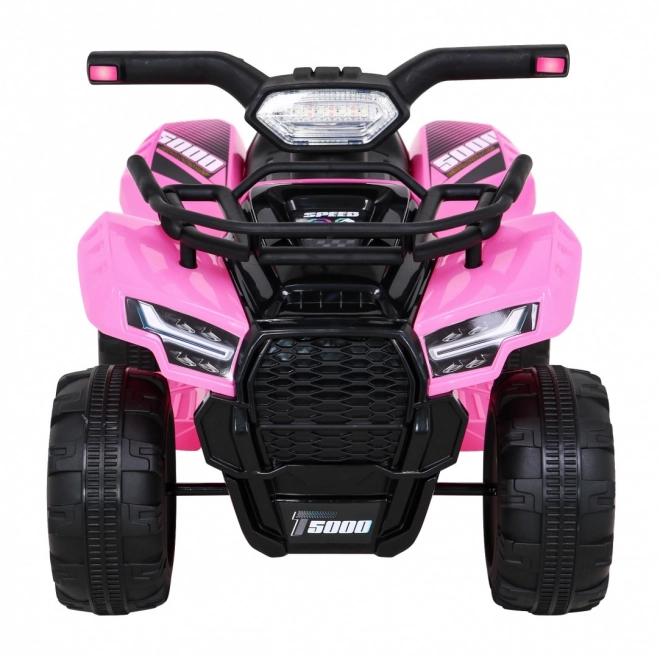 Kids' Pink Quad Ride-on with MP3 and LED Lights