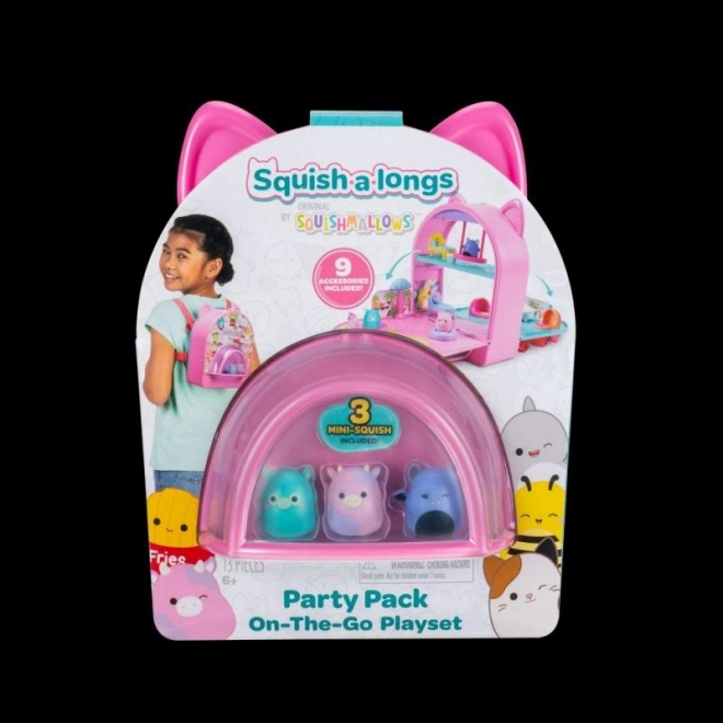 Squish A Longs set figuurtjes met rugzak