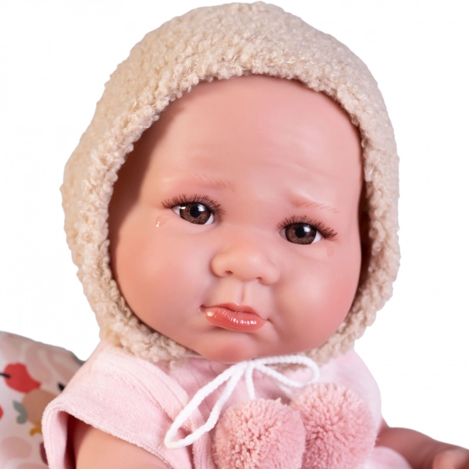 Realistic Baby Doll with Full Vinyl Body - 42 cm