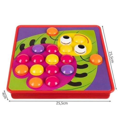 Educational Button Mosaic Puzzle for Kids