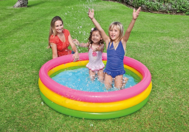 Inflatable Paddling Pool for Children Rainbow