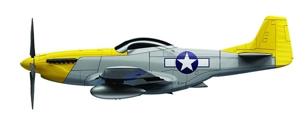 Giocattolo costruibile di aereo Mustang P-51D