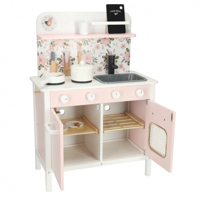 Wooden Play Kitchen Set by Lulilo