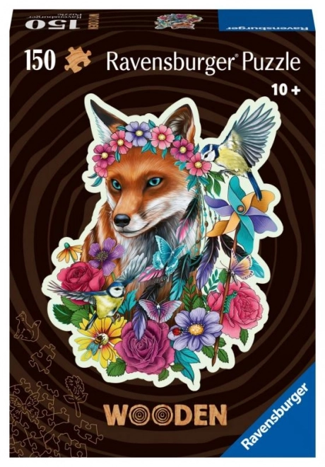 Wooden Puzzle Colorful Fox by Ravensburger