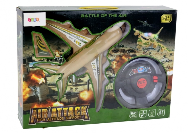 Remote Control Military Aircraft with Lights