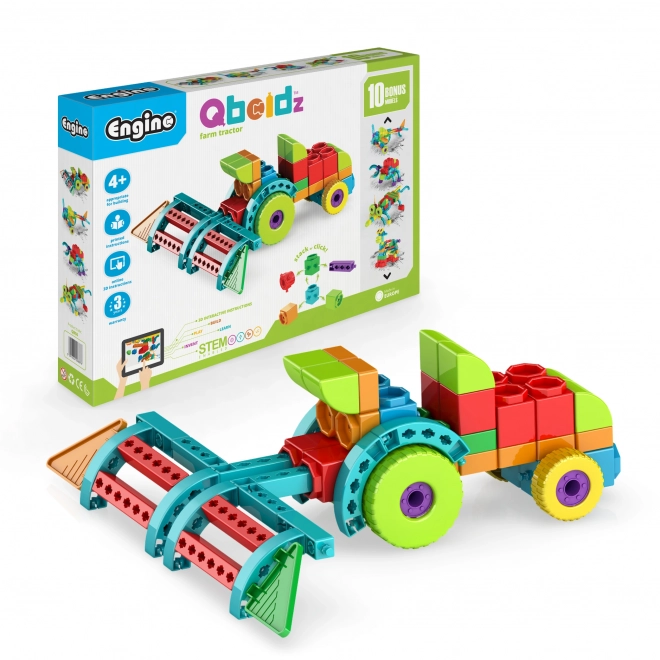 Engino Building Set: Qboidz Tractor