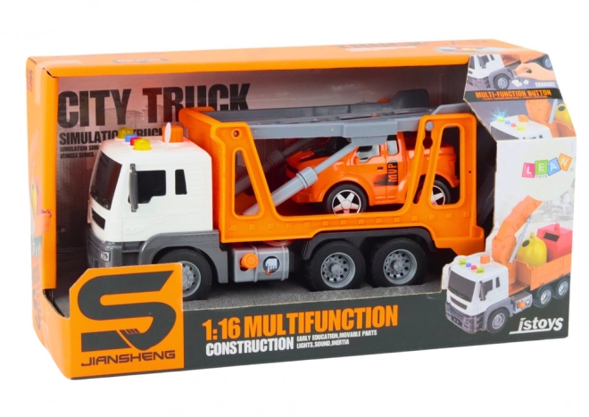 Multifunctional Tow Truck with Lights and Sounds