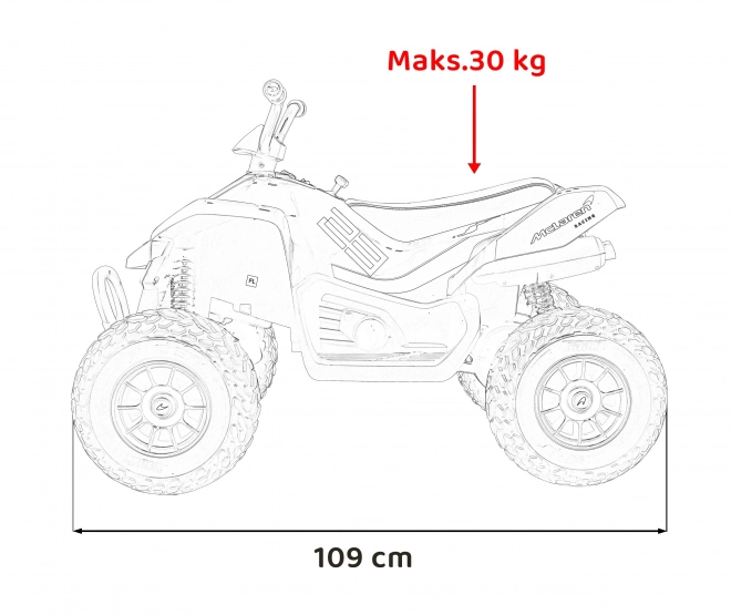Mclaren Racing MCL 35 Quad Orange