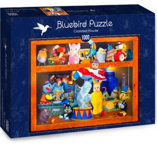 Bluebird puzzle crowded house 1000 pieces