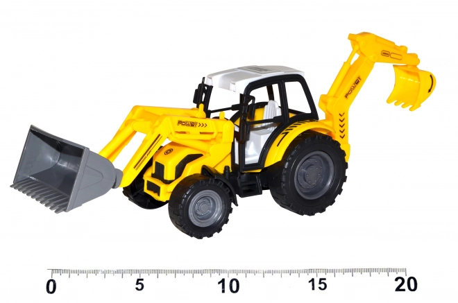 Friction Powered Tractor with Scoop