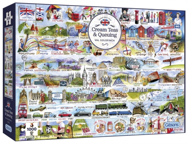 Gibsons Puzzle Symbols of Great Britain 1000 Pieces