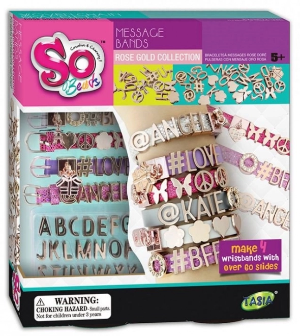 Bead Jewelry Making Kit: Bracelets with Messages