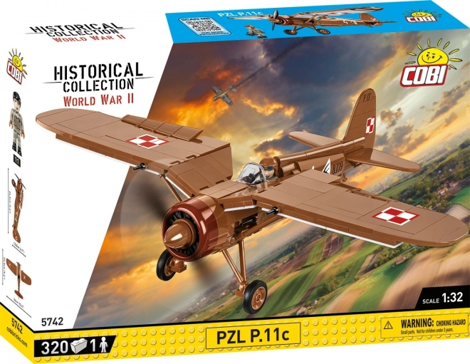 PZL P.11c Historical Fighter Building Set