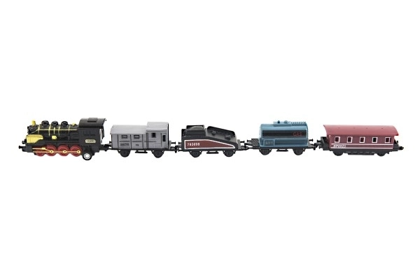 Train Set with Locomotive and Carriages