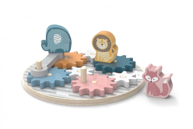 Animal Gear Puzzle Set