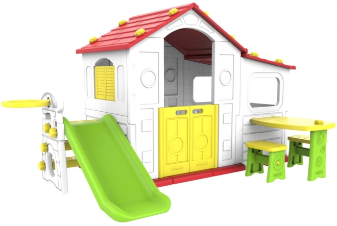 Large House with Vestibule 4-in-1 Red Roof