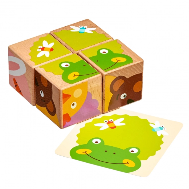 Lucy & Leo Animal Puzzle Cubes