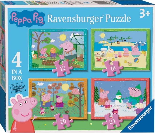 Progressive Peppa Pig Puzzles