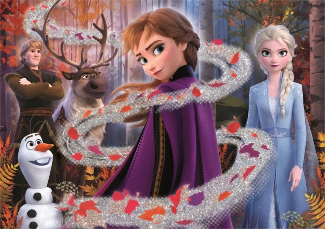 Frozen 2 Glitter Jigsaw Puzzle 104 Pieces