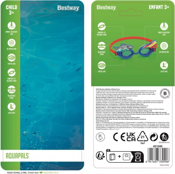 AquaPals Kinder-Schwimmbrille