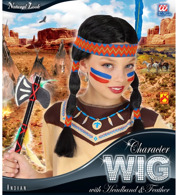 Indian Girl Wig with Headband