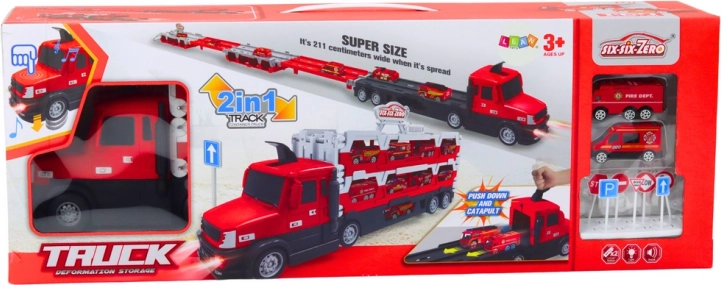 211 cm fold-out track for thrilling races