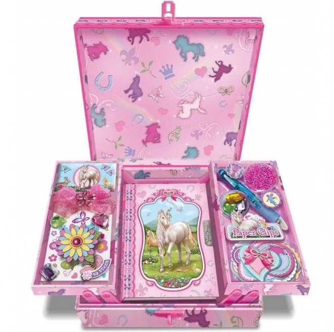 Unicorn Diary Set with Shelves