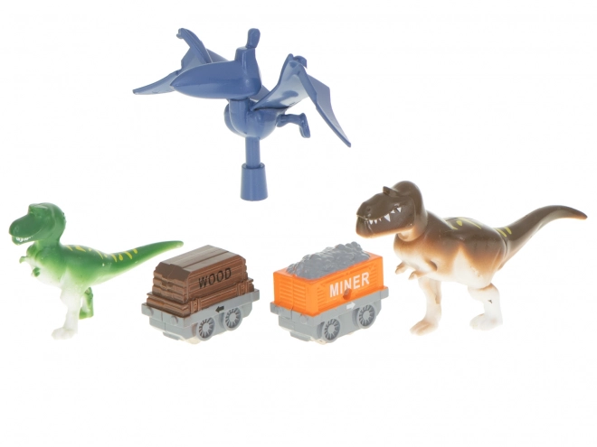 Dinosaur Cave Interactive Obstacle Track Toy