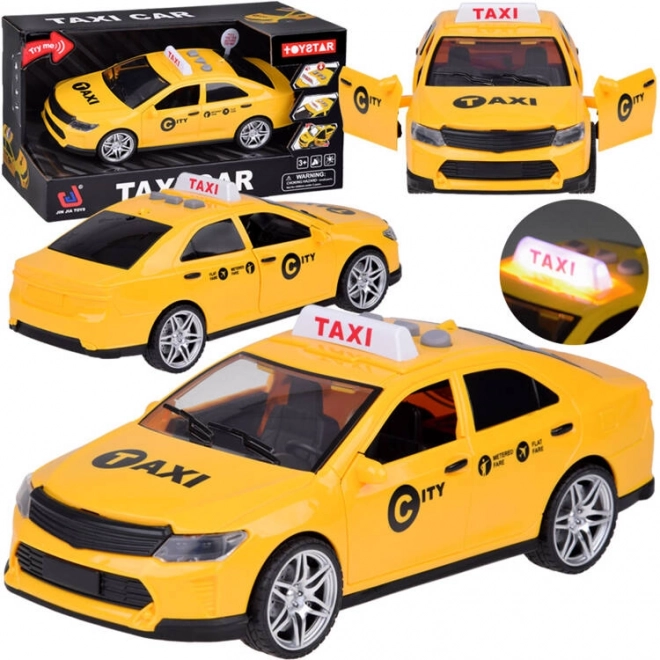 Interactive Taxi Toy with Light and Sound